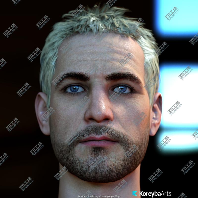 images/goods_img/202105072/Male Head AlexV2, 12 skins 7 eye colors Real-time/2.jpg